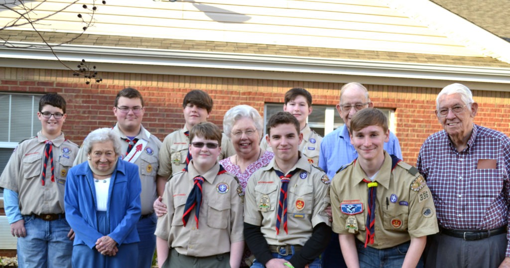 Hartselle Boy Scout Troop 336 Chooses Columbia Cottage for Eagle Scout Project